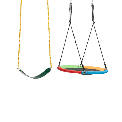 2-Pack Swing Set Swing Seat Replacement and Saucer Tree Swing (Without Stand), Multicolor Swing & Playsets at Gallery Canada