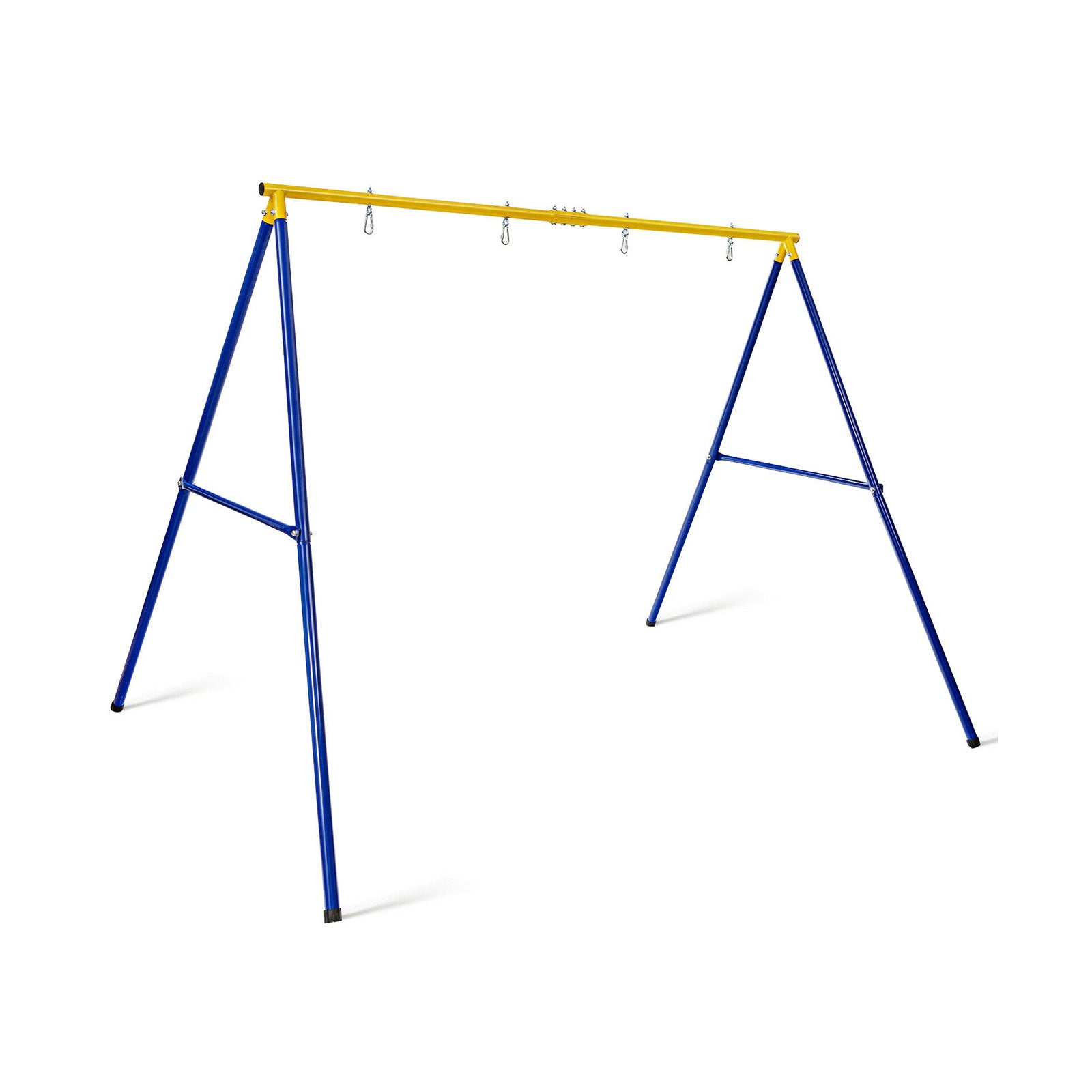 660 LBS Extra-Large A-Shaped Swing Stand with Anti-Slip Footpads (Without Seat), Yellow Swing & Playsets at Gallery Canada