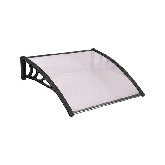 40 x 40 Inch Outdoor Polycarbonate Front Door Window Awning Canopy, Black at Gallery Canada
