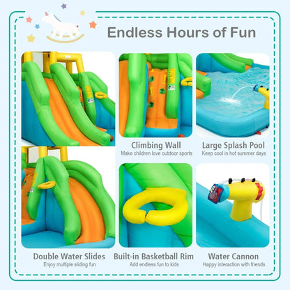 Inflatable Water Park Bounce House with Climbing Wall Bounce House at Gallery Canada