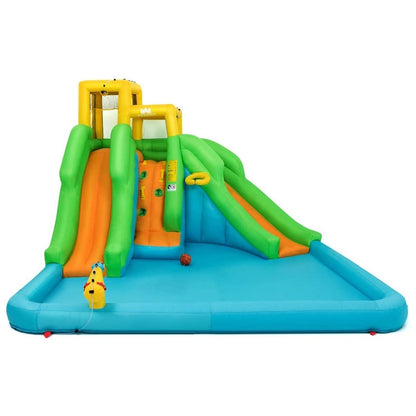 Inflatable Water Park Bounce House with Climbing Wall - Gallery Canada