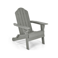 Thumbnail for Foldable Weather Resistant Patio Chair with Built-in Cup Holder - Gallery View 1 of 10