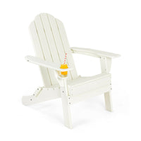 Thumbnail for Foldable Weather Resistant Patio Chair with Built-in Cup Holder - Gallery View 8 of 11