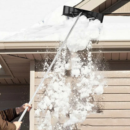20 Feet Extendable Aluminum Snow Roof Rake with Anti-slip Handle, Black Snow Removal at Gallery Canada