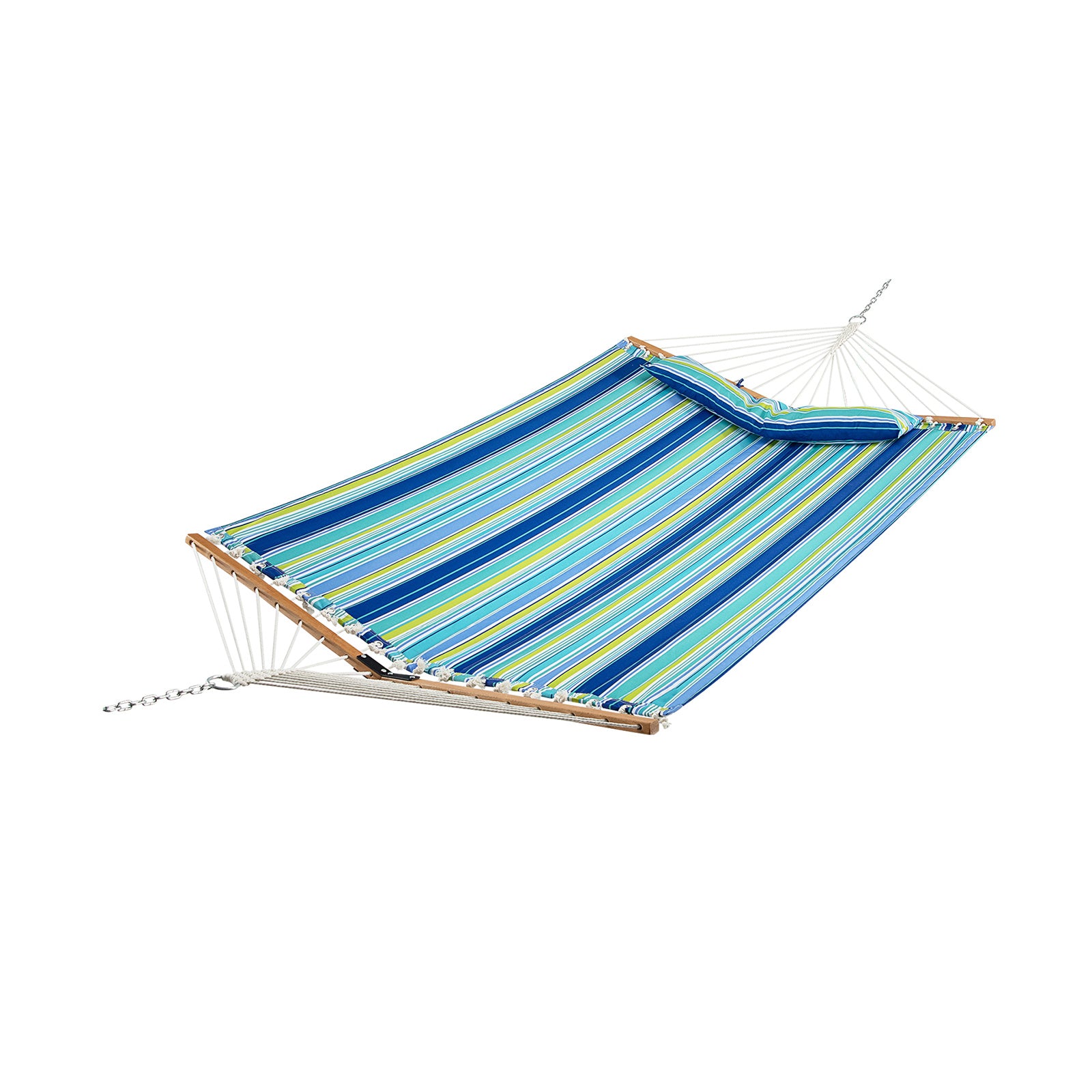 Foldable Portable Patio Hammock Swing Chair Bed, Blue Green Hammocks at Gallery Canada