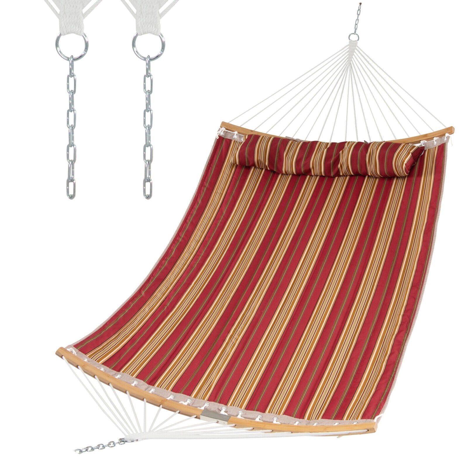 Outdoor Hammock with Detachable Pillow, Red - Gallery Canada