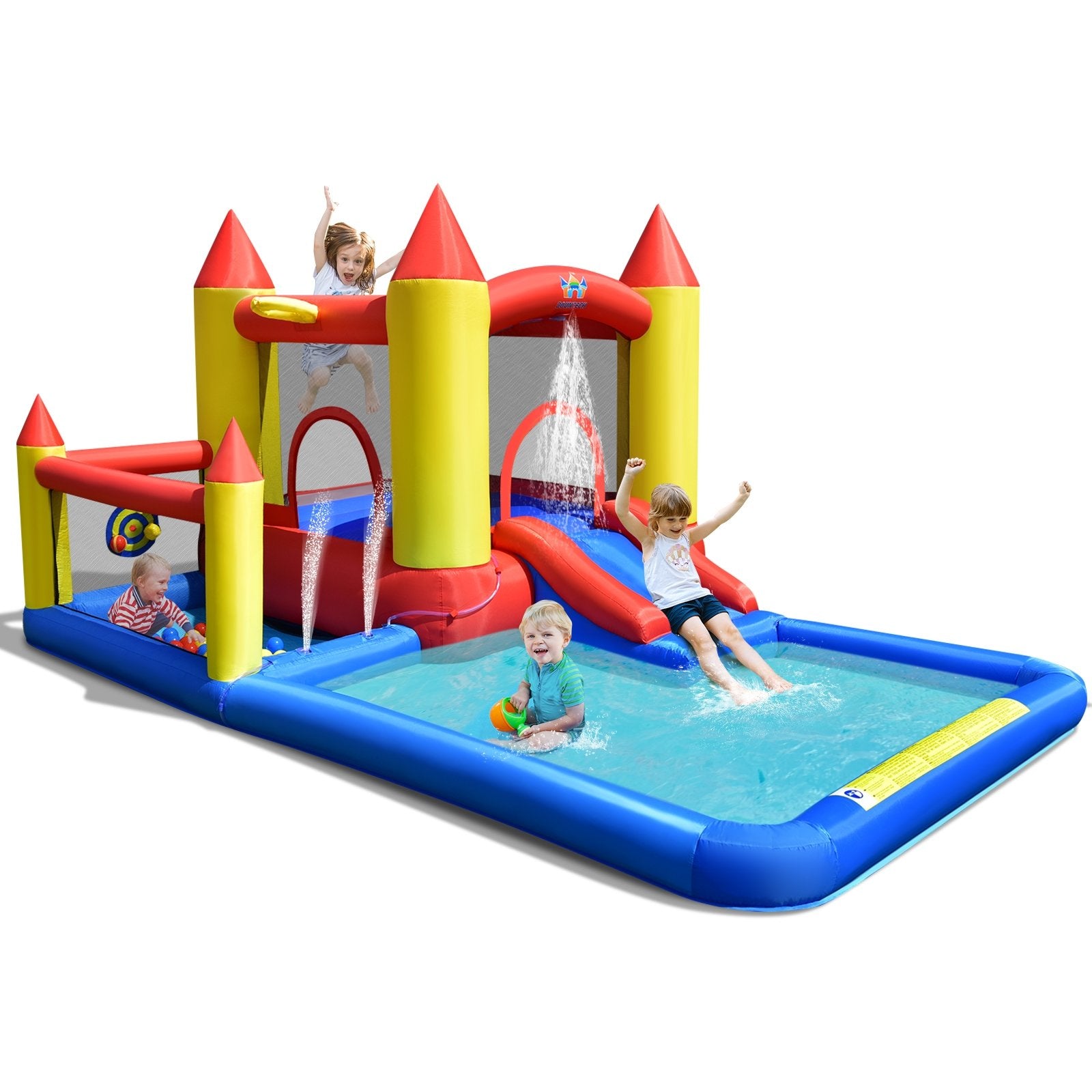 Inflatable Water Slide with Slide and Jumping Area - Gallery Canada