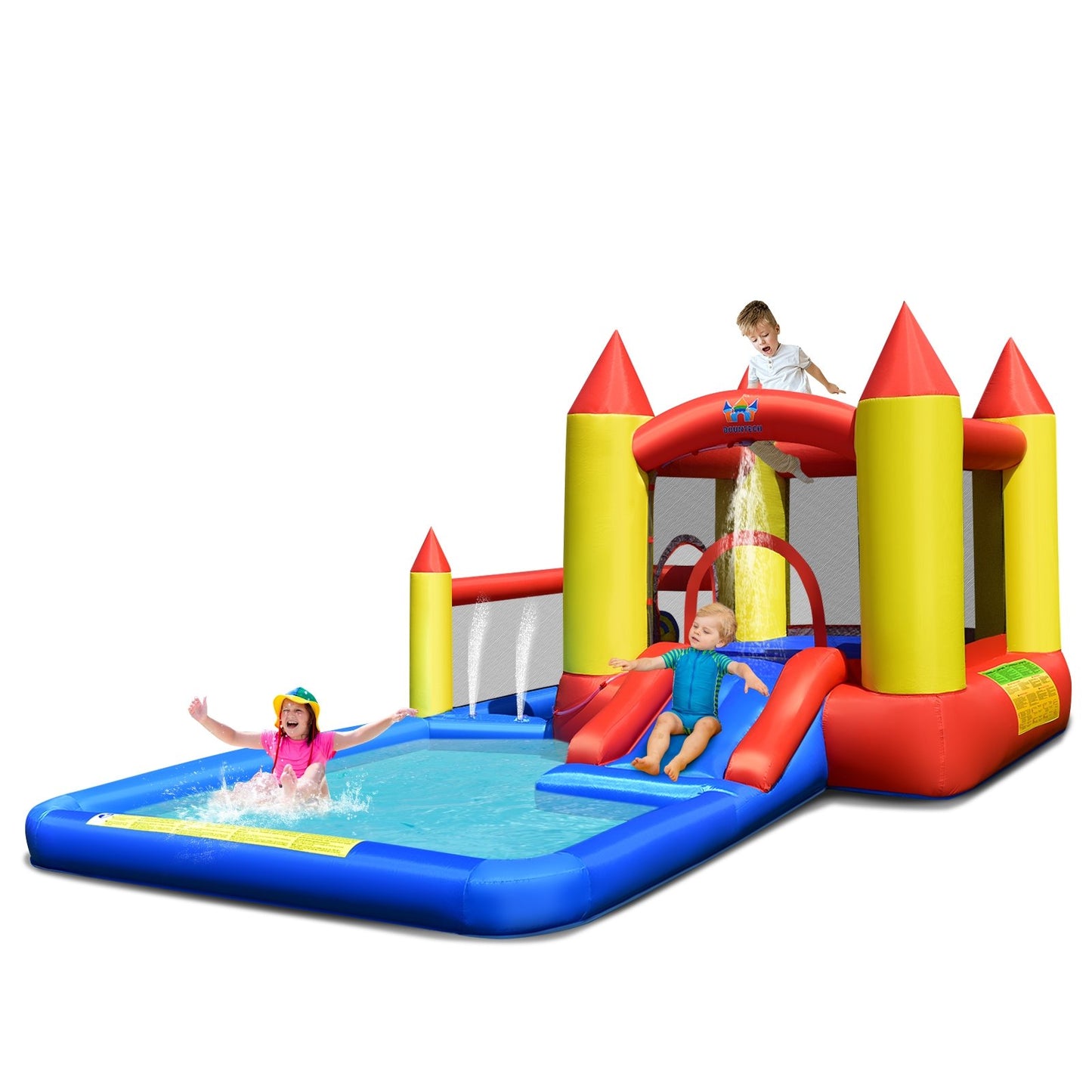 Inflatable Water Slide with Slide and Jumping Area - Gallery Canada