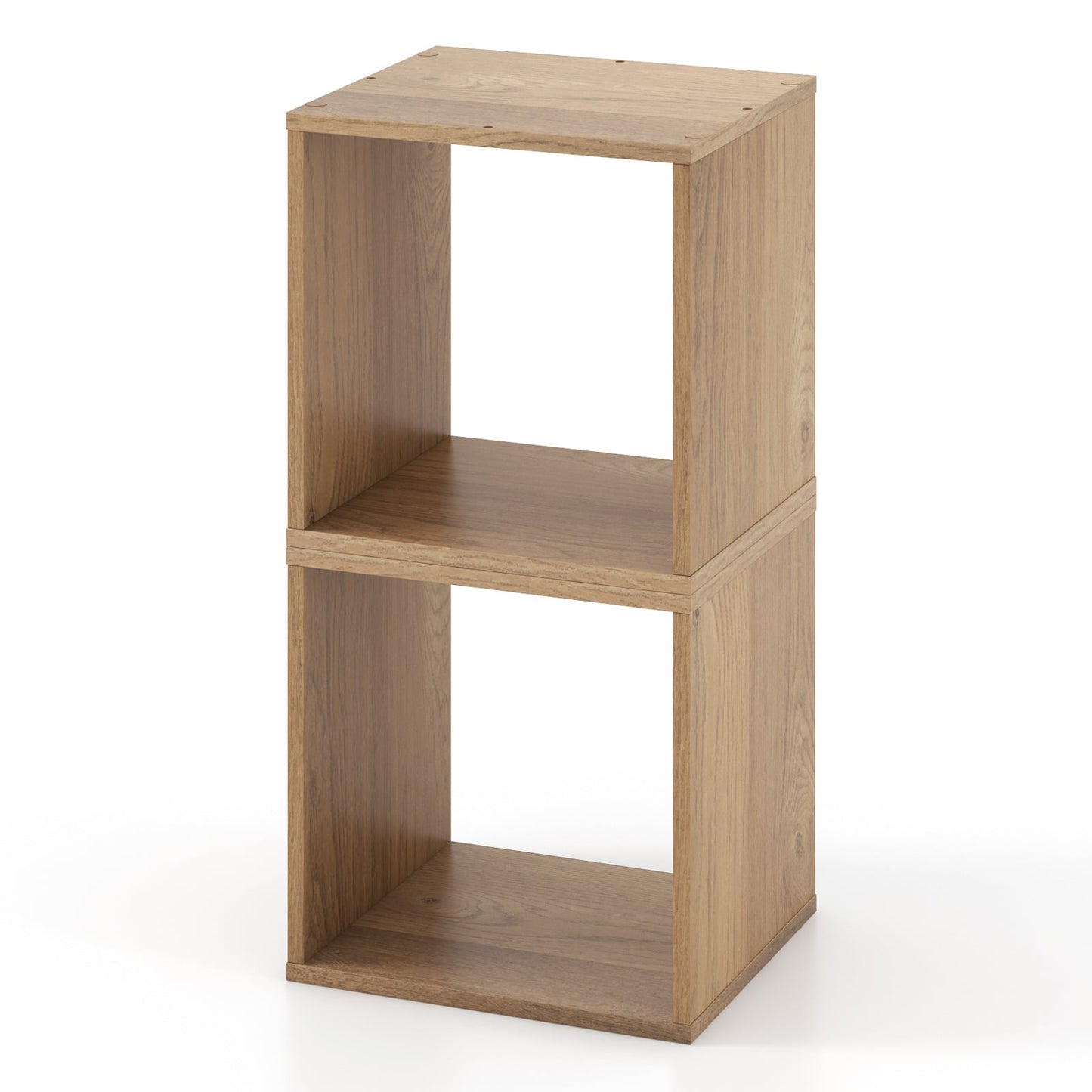 2 Cubes Stackable Bookcase, Natural Bookcases at Gallery Canada