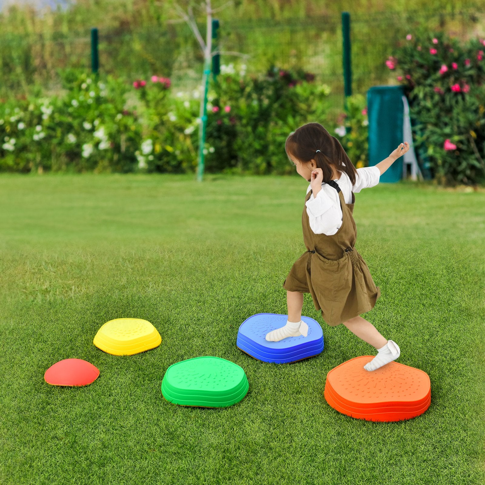 5 Pieces Kids Balance Stepping Stones, Multicolor at Gallery Canada