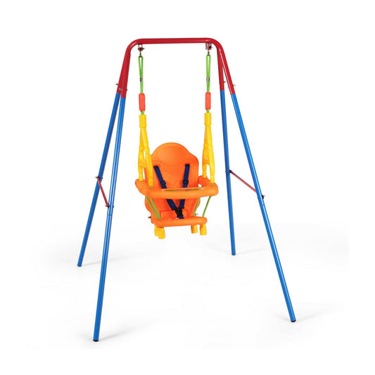 Toddler Swing Set High Back Seat with Swing Set, Multicolor at Gallery Canada
