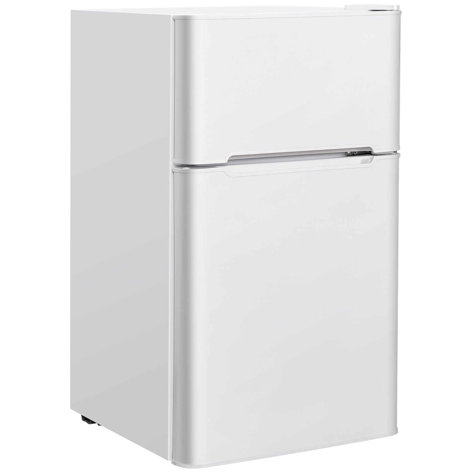 3.2 cu ft. Compact Stainless Steel Refrigerator, White Refrigerators at Gallery Canada