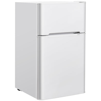 3.2 cu ft. Compact Stainless Steel Refrigerator, White Refrigerators at Gallery Canada