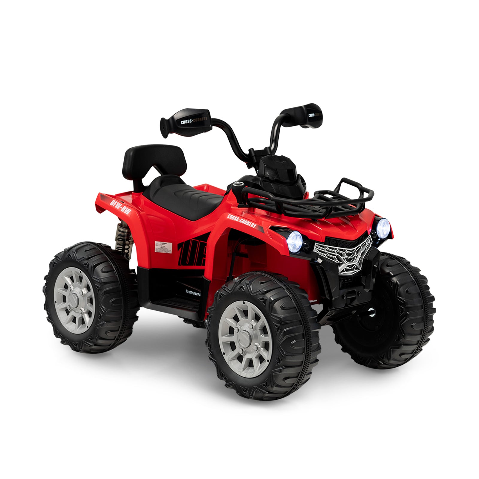 12V Kids Ride On ATV 4 Wheeler with MP3 and Headlights, Red Powered Ride On Toys at Gallery Canada