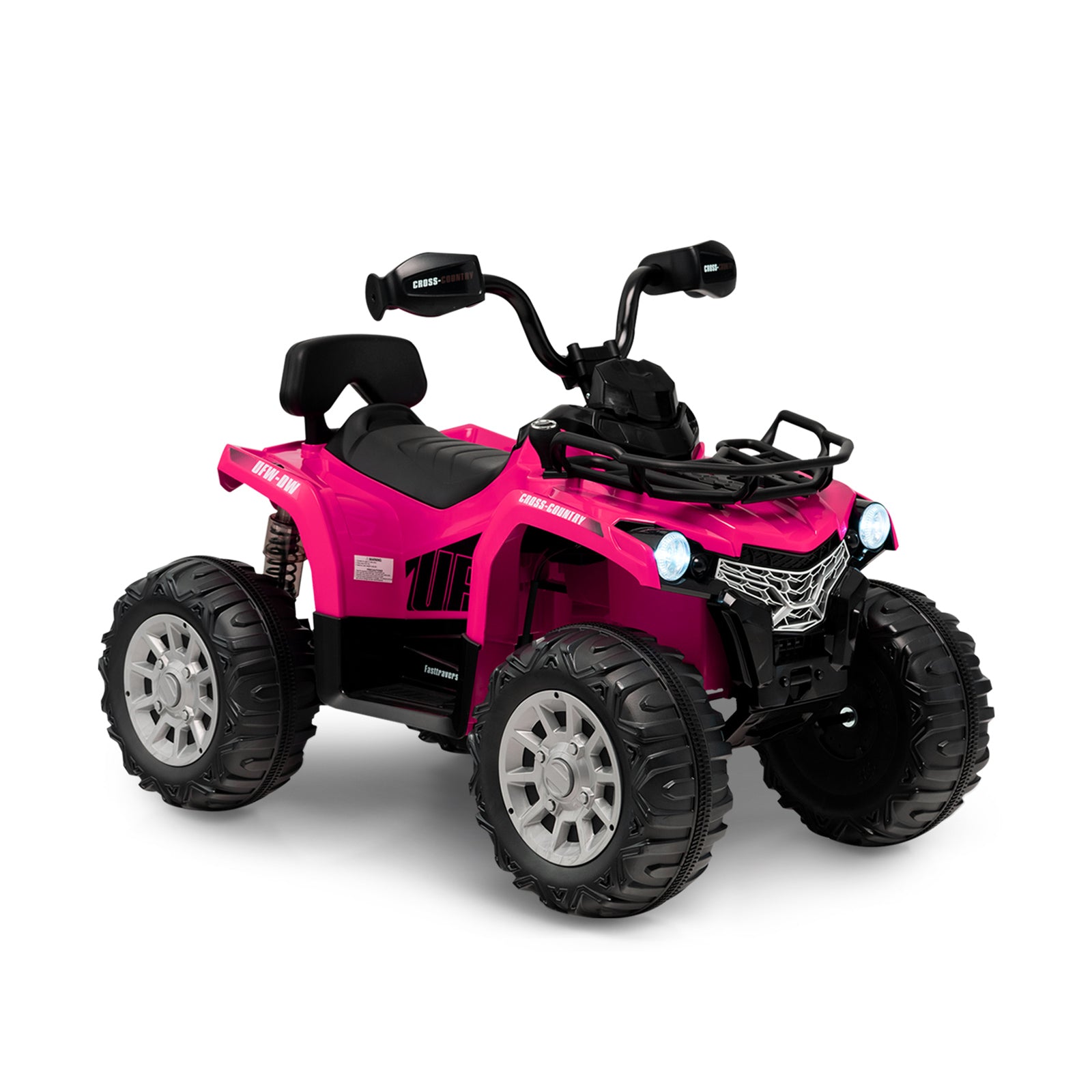 12V Kids Ride On ATV 4 Wheeler with MP3 and Headlights, Pink Powered Ride On Toys at Gallery Canada