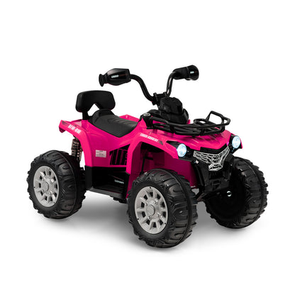 12V Kids Ride On ATV 4 Wheeler with MP3 and Headlights, Pink Powered Ride On Toys at Gallery Canada