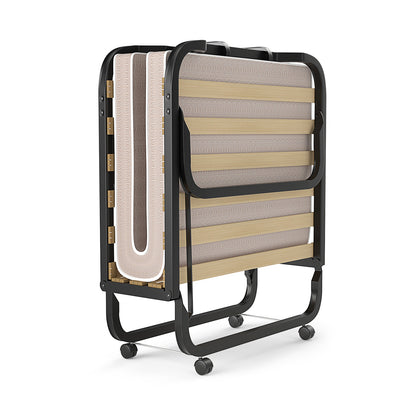 Rollaway Folding Bed with Memory Foam Mattress Made in Italy Folding Beds at Gallery Canada
