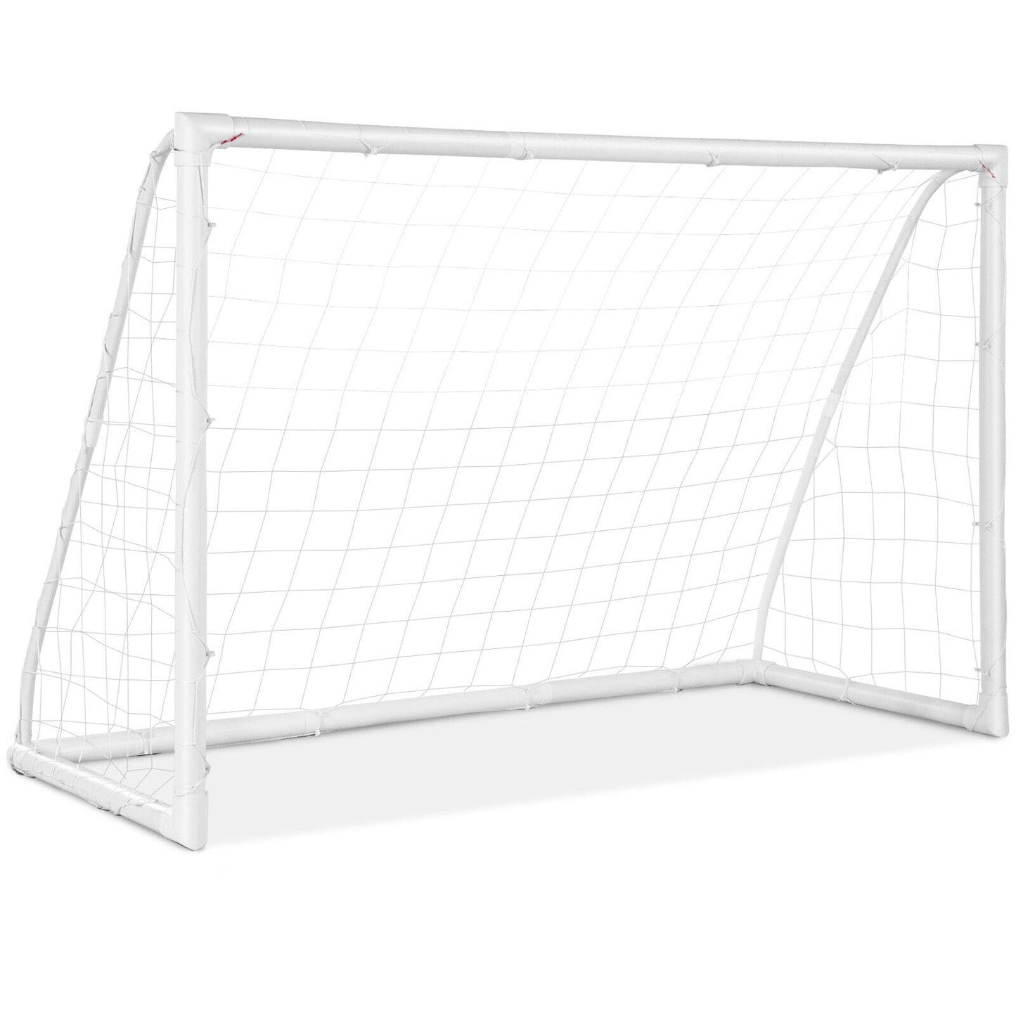6 x 4 Feet Soccer Goal with Strong UPVC Frame, White Sport Equipments at Gallery Canada