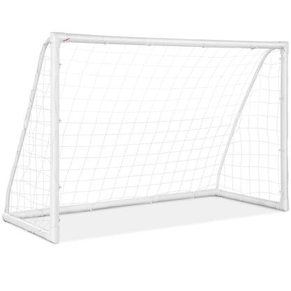 6 x 4 Feet Soccer Goal with Strong UPVC Frame, White Sport Equipments at Gallery Canada