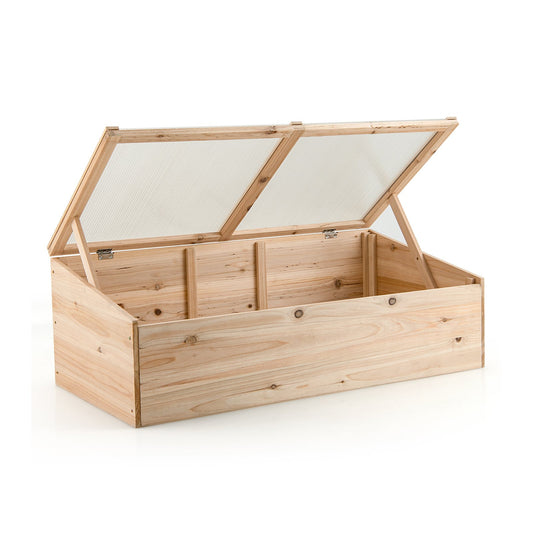 Wooden Garden Portable Greenhouse, Natural at Gallery Canada