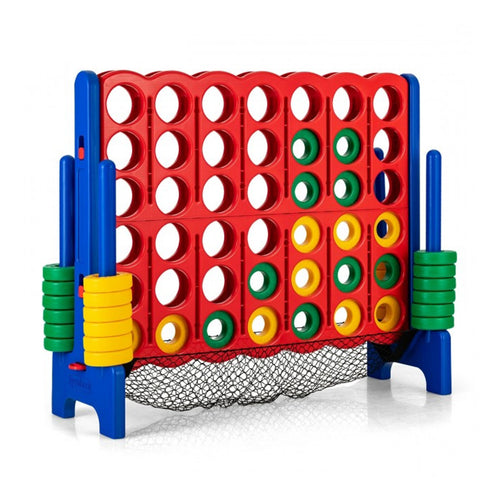 Giant 4-To-Score Game Set With Net Storage, Blue
