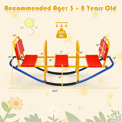 Outdoor Kids Seesaw Swivel Teeter, For 3 To 8 Years, Red Seesaws at Gallery Canada