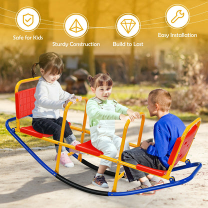Outdoor Kids Seesaw Swivel Teeter, For 3 To 8 Years, Red Seesaws at Gallery Canada