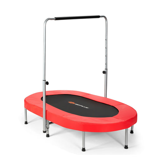 2-Person Foldable Mini Kids Rebounder Trampoline, Red Trampolines Red at Gallery Canada