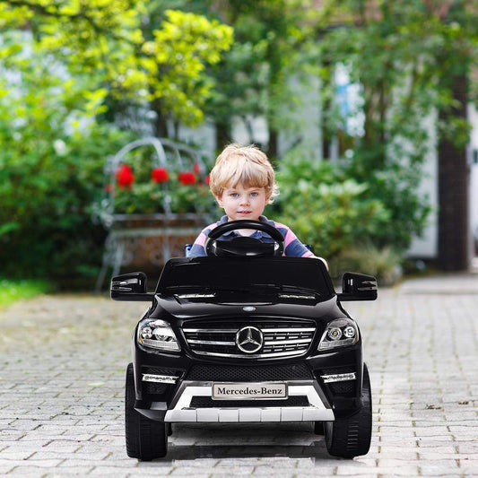 6V Mercedes Benz Kids Ride on Car with MP3+RC, Black - Gallery Canada