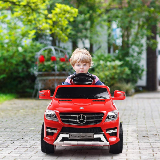 6V Mercedes Benz Kids Ride on Car with MP3+RC, Red - Gallery Canada