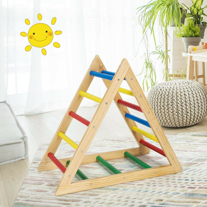 Climbing Triangle Ladder with 3 Levels for Kids, Multicolor Climbers & Slides at Gallery Canada