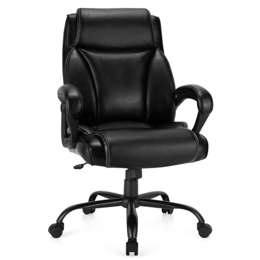 400 Pounds Big and Tall Adjustable High Back Leather Office Chair at Gallery Canada