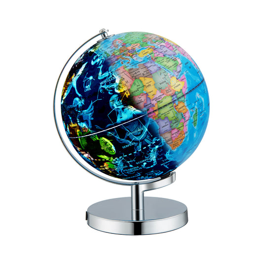 3-in-1 Illuminated World Globe, 88 Constellations, Blue Learning Toys Blue at Gallery Canada