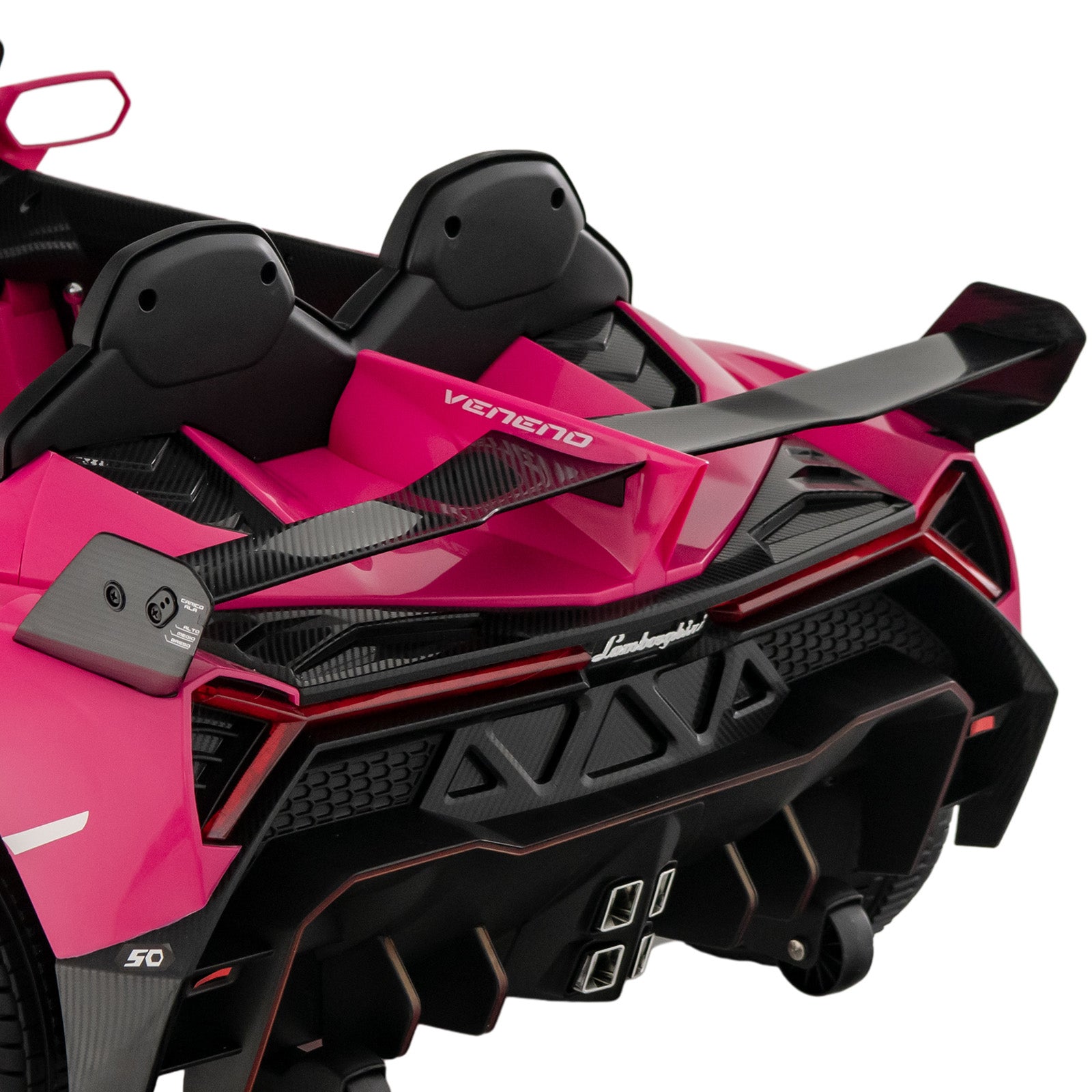 12V Licensed Lamborghini 4WD Kids Ride-on Sports Car with 2.4G Remote, Pink Powered Ride On Toys at Gallery Canada