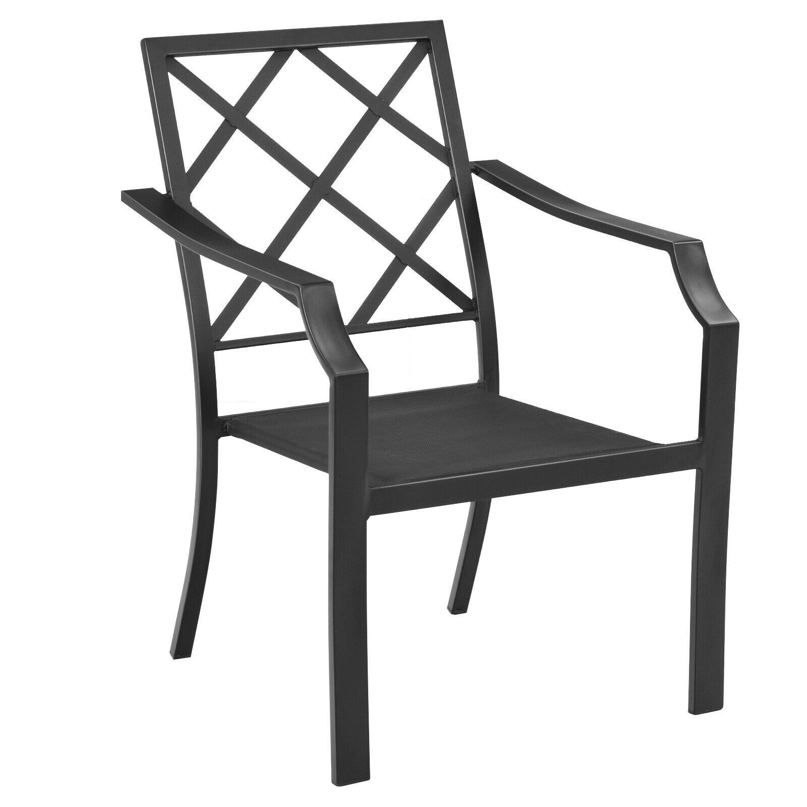 4 Piece Outdoor Dining Set, Rustproof Steel Frame, Removable Cushions, Beige Patio Dining Chairs at Gallery Canada