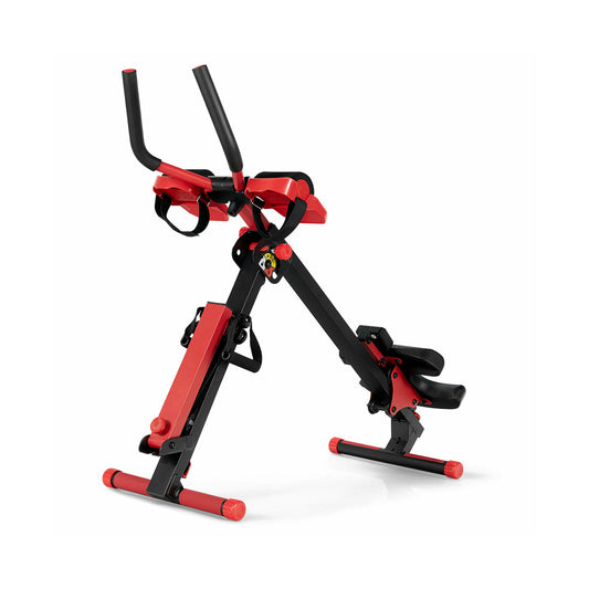 4-in-1 Folding Rowing Machine, Control Panel, Home Gym, Red Rowing Machines Red at Gallery Canada