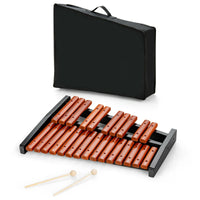Thumbnail for 25 Notes Xylophone Wooden Percussion Educational Instrument with 2 Mallets - Gallery View 7 of 12