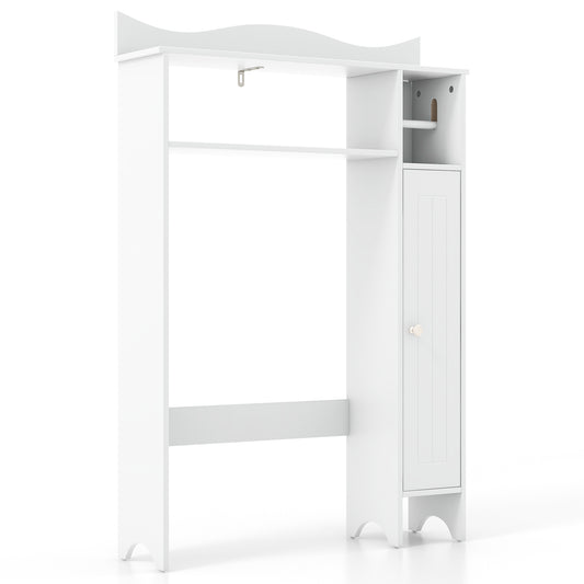 Wood Over Toilet Space Saver, Paper Holder And Shelf, White Bathroom Etagere White at Gallery Canada