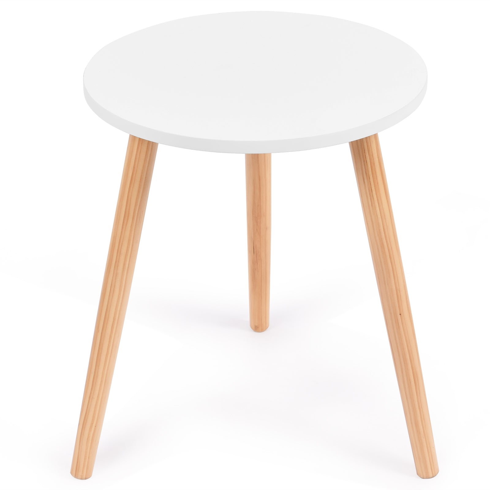16 Inch Round Coffee Table, White End & Side Tables at Gallery Canada