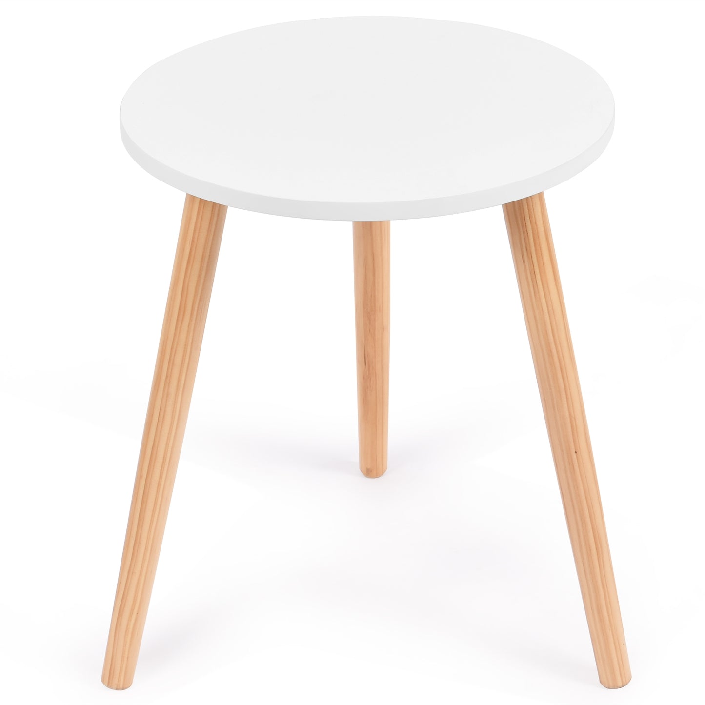 16 Inch Round Coffee Table, White End & Side Tables at Gallery Canada