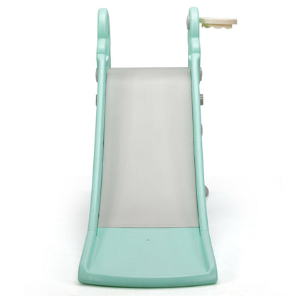 3-in-1 Kids Climber Slide Play Set, Basketball Hoop, Green Climbers & Slides at Gallery Canada