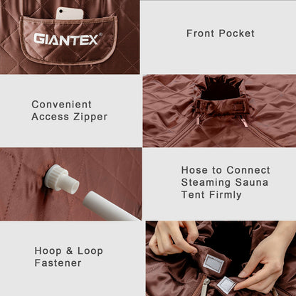 Portable Personal Steam Sauna Spa with Steamer Chair, Coffee Spa & Salon at Gallery Canada