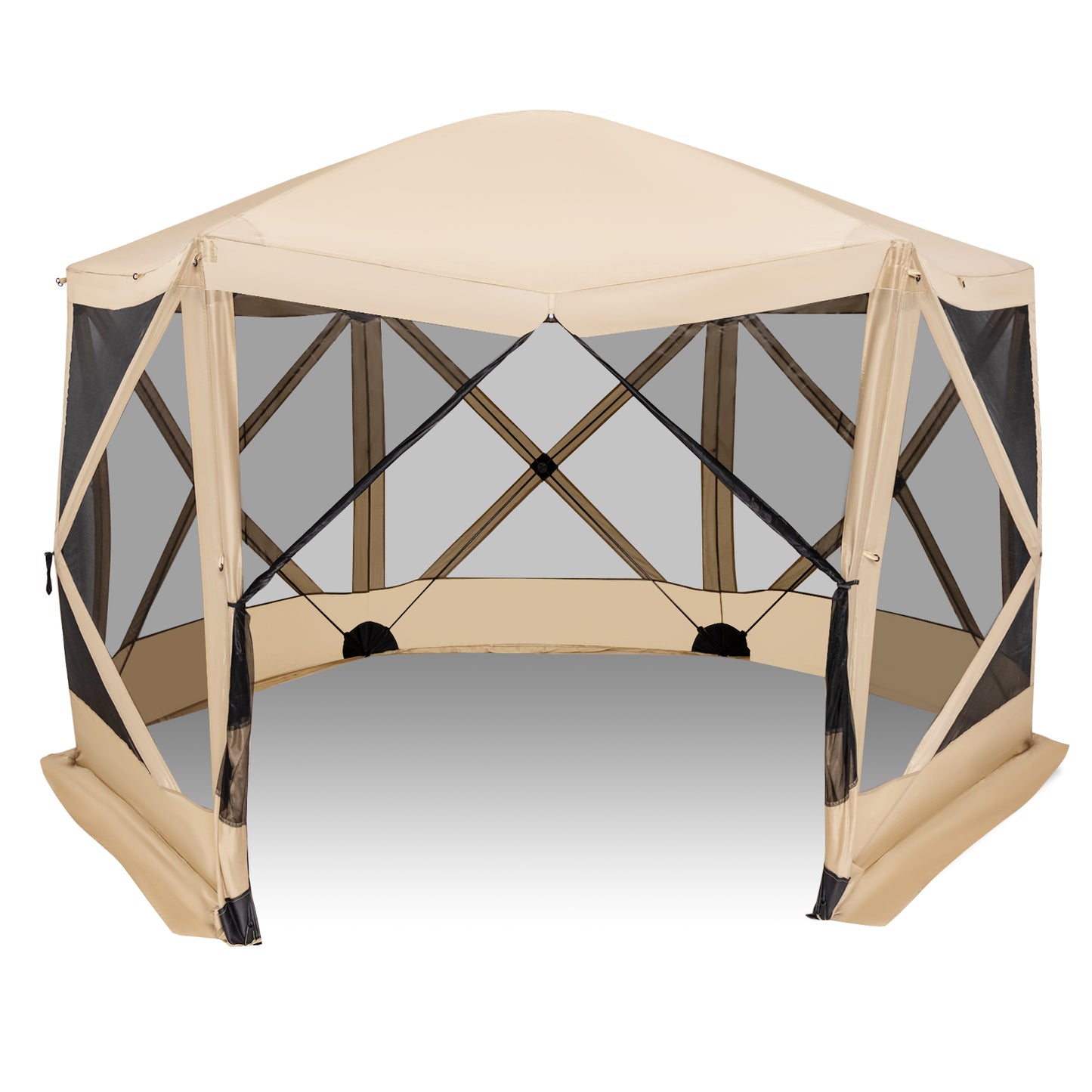 11.5 X 11.5 FT Pop-up Screen House Tent with Portable Carrying Bag, Coffee Tents at Gallery Canada