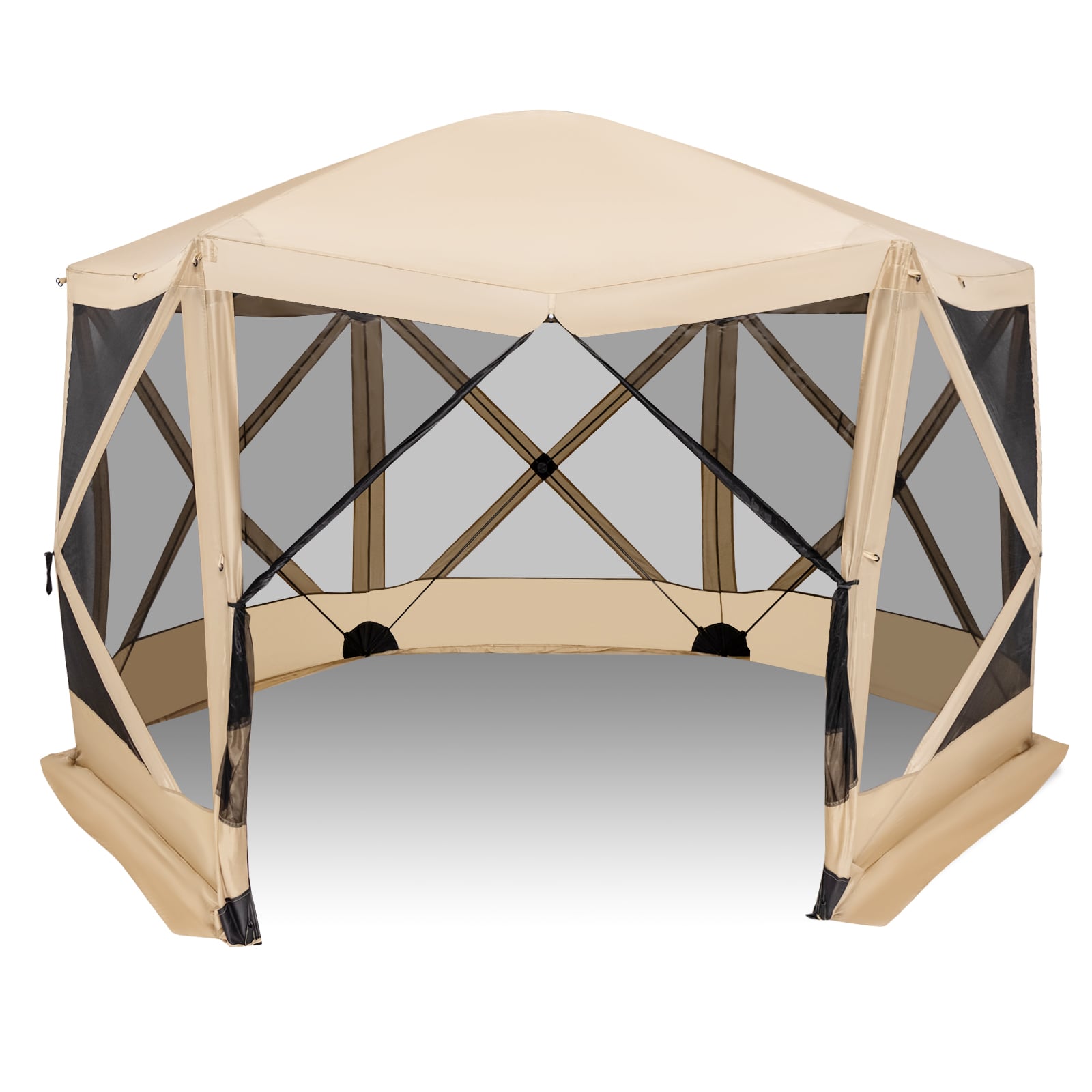 11.5 X 11.5 FT Pop-Up Screen House Tent, Portable Carrying Bag, Coffee Tents at Gallery Canada