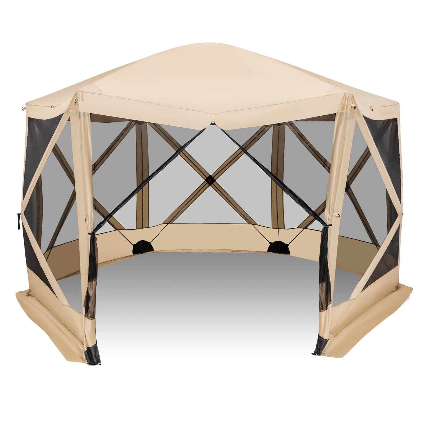 11.5 X 11.5 FT Pop-Up Screen House Tent, Portable Carrying Bag, Coffee Tents at Gallery Canada