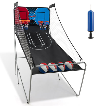 Dual Shot Basketball Arcade Game, 8 Game Modes, 4 Balls, Red Game Room at Gallery Canada