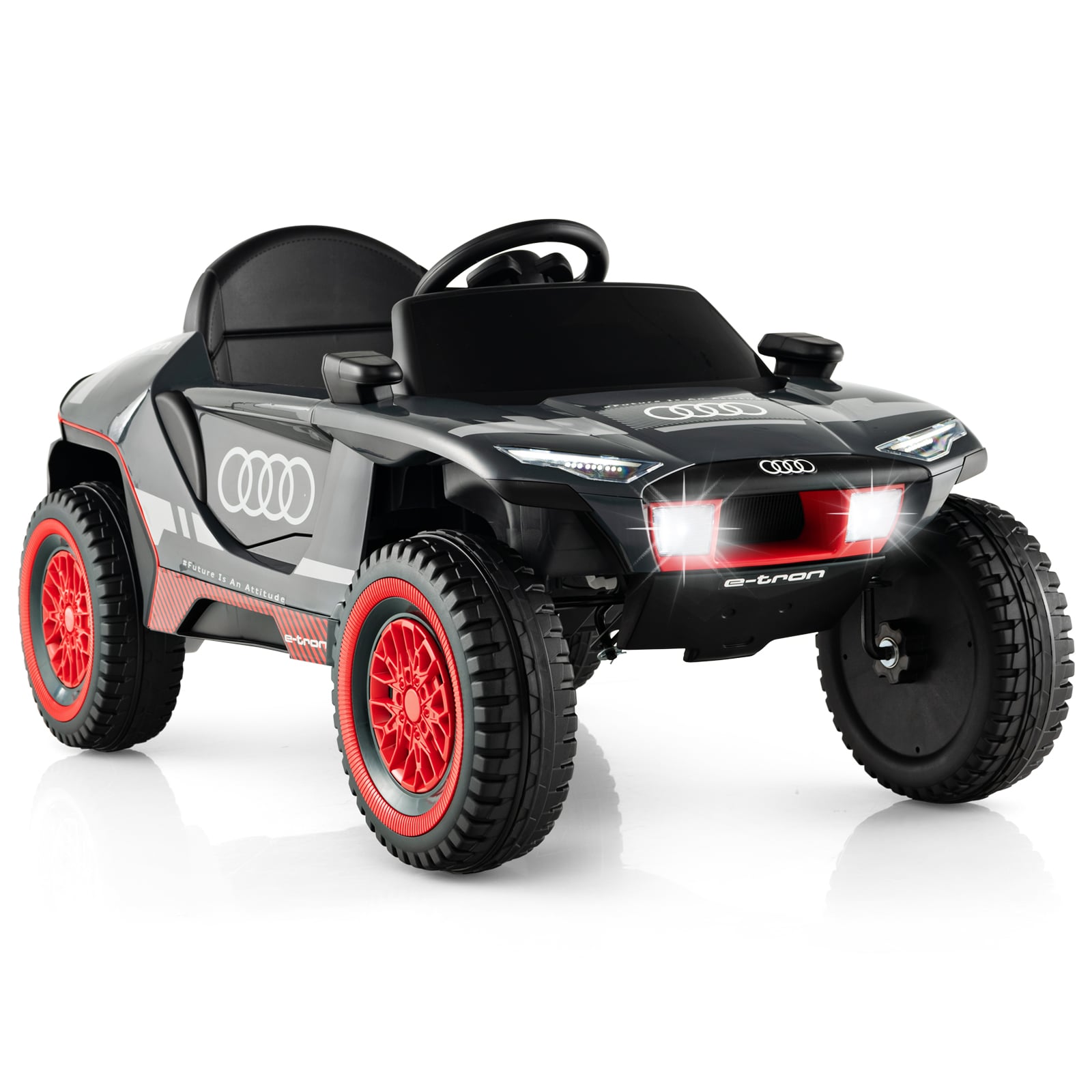 Kids Ride On E-Tron Racing Car, Gray Powered Ride On Toys at Gallery Canada