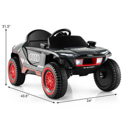 Licensed Audi Kids Ride On E-tron Racing Car, Gray Powered Ride On Toys at Gallery Canada