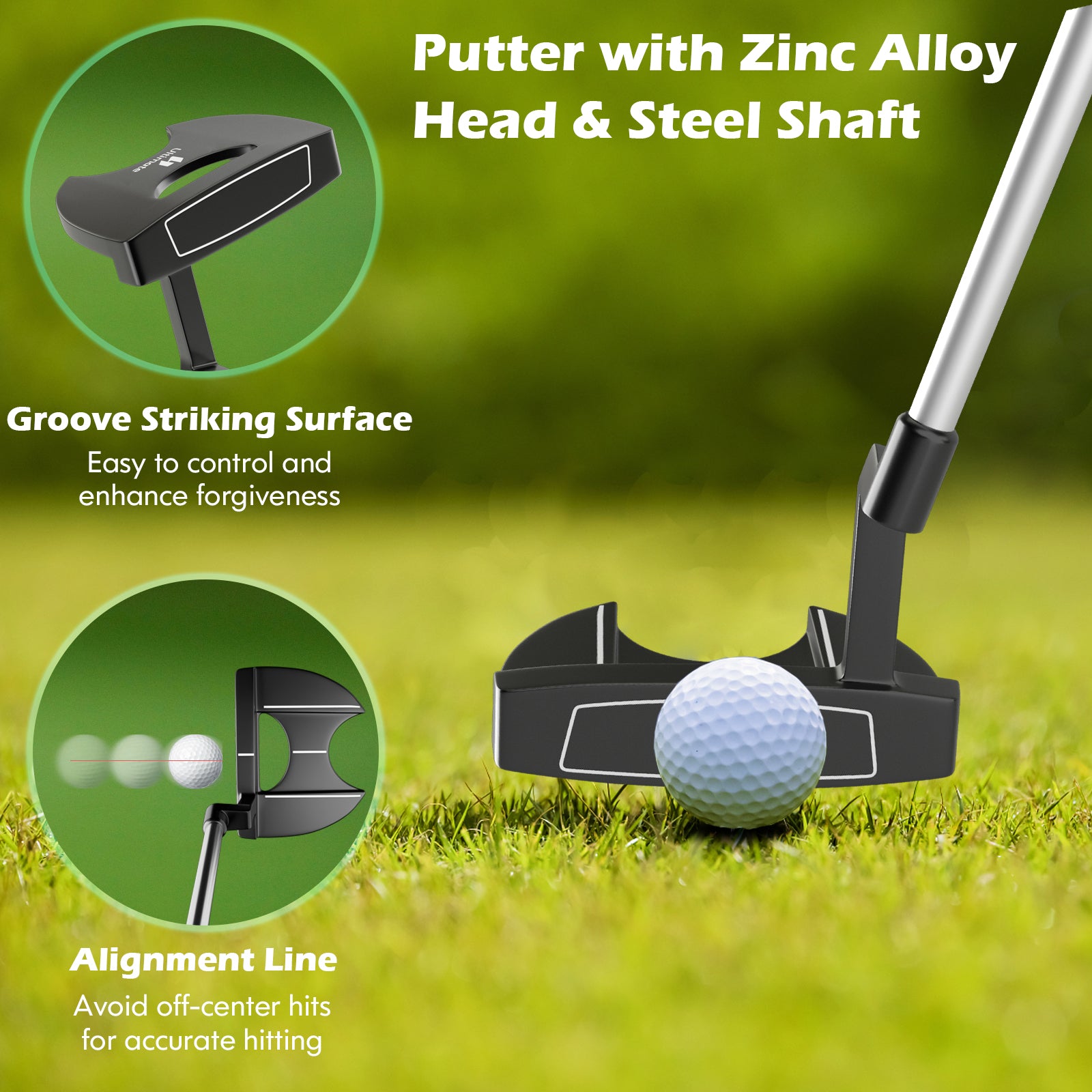 Men's 9-Piece Golf Club Set, Gray Golf at Gallery Canada