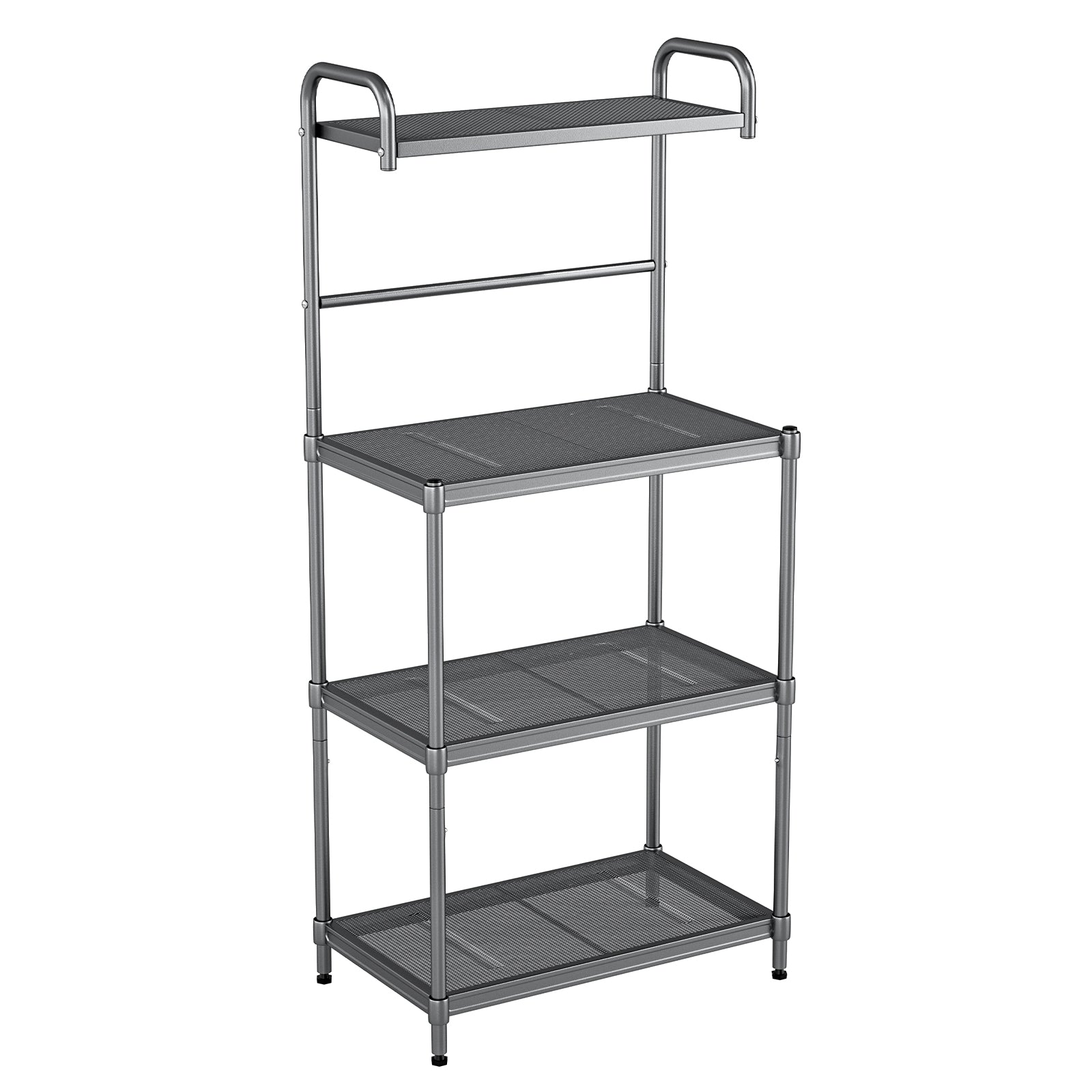 4-Tier Baker’s Rack Stand Shelves Kitchen Storage Rack Organizer, Gray Baker's Racks at Gallery Canada